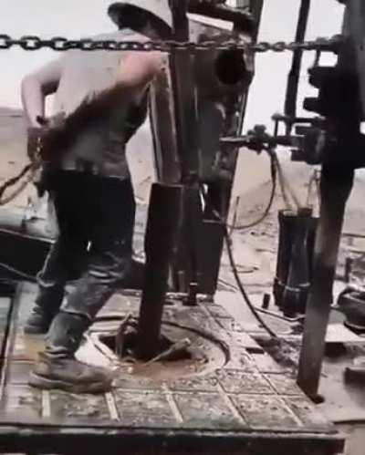 Oil Drilling worker