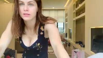 Alexandra Daddario knows exactly what she is doing with those videos