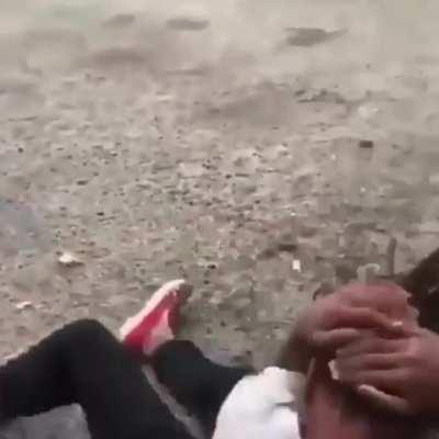 The lil nigga at the end violated