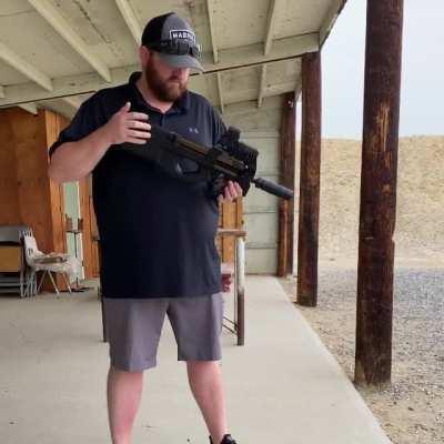 Suppressed FN P90 Mag Dump