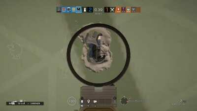 Imagine owning a billion dollar PMC and having a top-of-the-line biometric sniper with a 12x scope, and getting owned by a Moroccan senior citizen with a pistol.