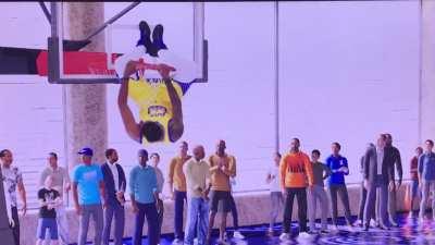 First time I’ve seen this dunk animation.