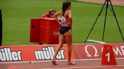 Just Amalie Iuel's ass