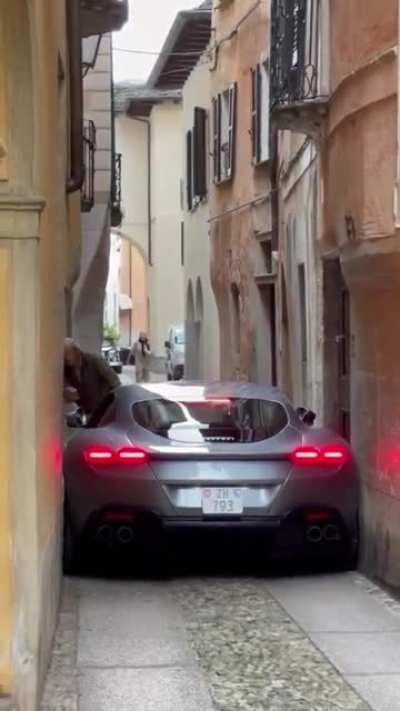 Saving that glorious minute by taking a shortcut.