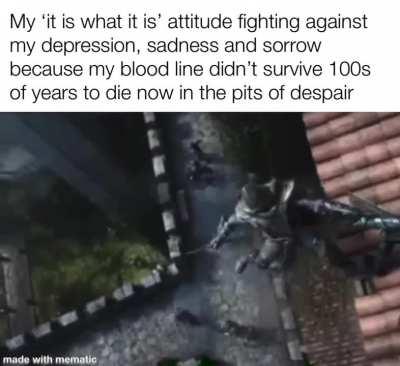 Your ancestors didn’t do all the things they did just for you to give up now, preserve their legacy, live.