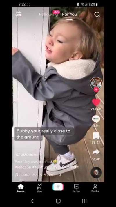 how'd he get up there?