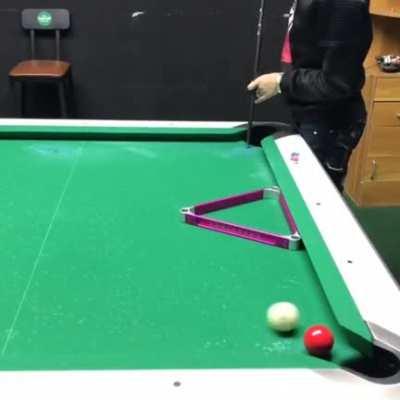 Billiard trick