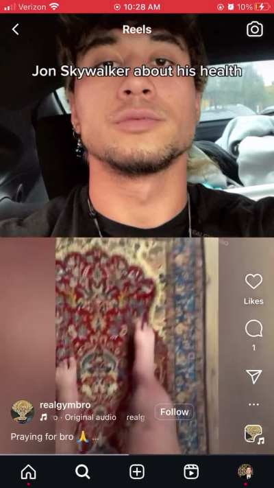 Fitness influencer and open steroid user Jonskywalker dying of cardiovascular disease and blaming it on Ketamine therapy  instead of multi steroid abuse