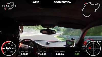 Code brown moment with my 997.2 GT3 on the Nordschleife. Yikes!