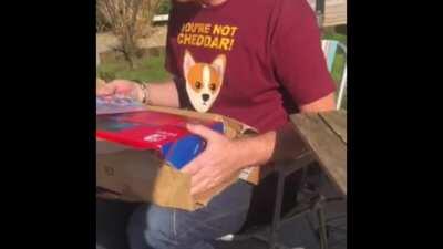 My young teenage daughter got her first proper paycheck, and decided to do something quite special for my Birthday. 🥲