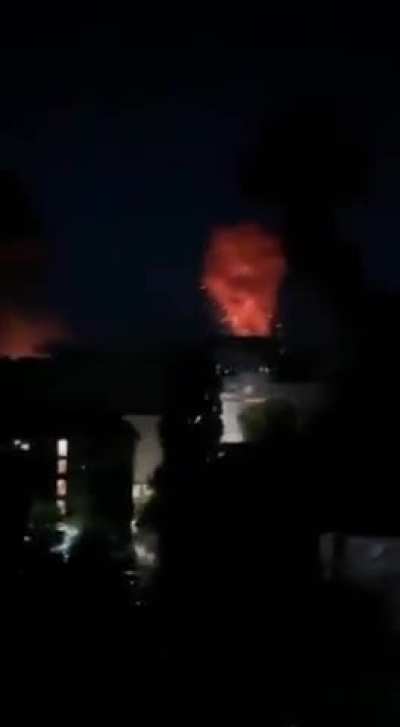 Clearest view of the ICBM hitting