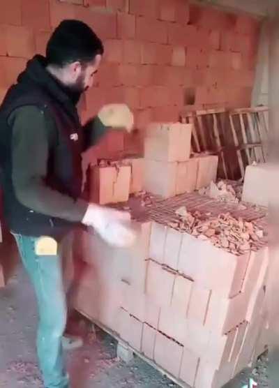 Hokus pokus bloody bricklayer magician.