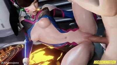D.va action game creampie (Nagoonimation) [Overwatch]