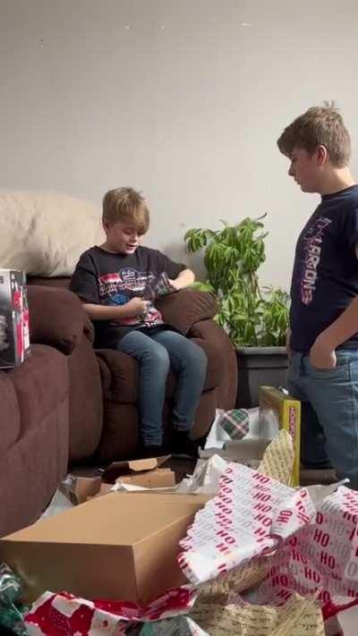 Older Brother convinces parents to gift his younger brother his biggest wish