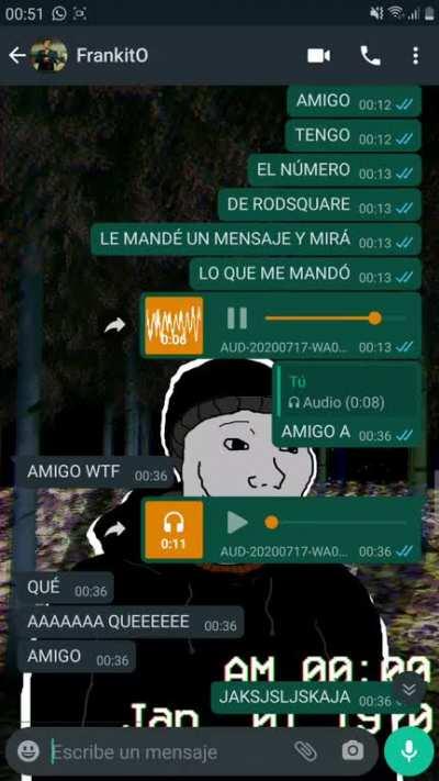 Le hice creer a mí amigo que tenía el número de Rod