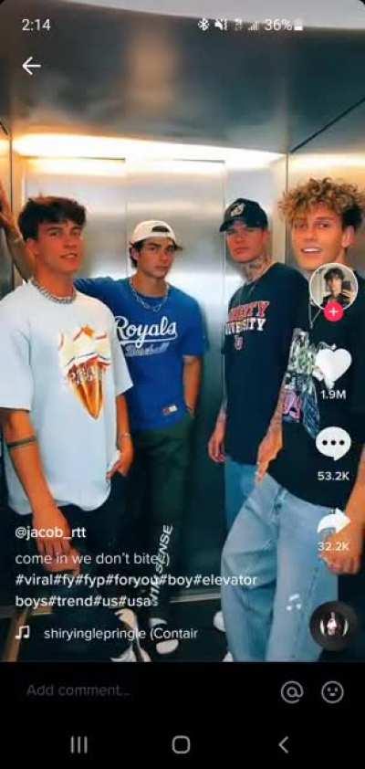 May i... squeeze in?