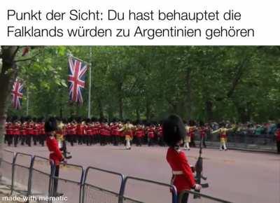 Wage es nicht die eiserne Dame zu provozieren