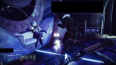 my friend got excited to see her