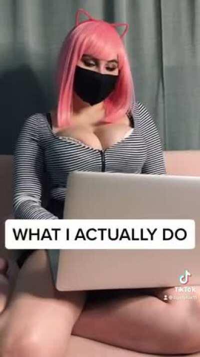 what I actually do home alone :)