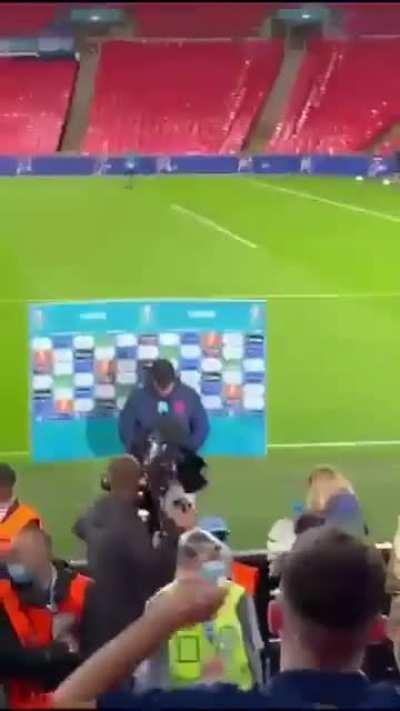 Scotland fans singing about Billy Gilmour towards the captain of a Chelsea rival.