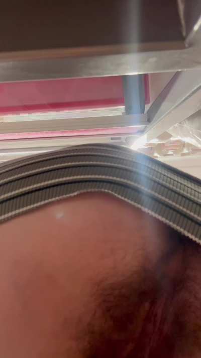 Catching a glimpse of my hairy upskirt in the makeup aisle