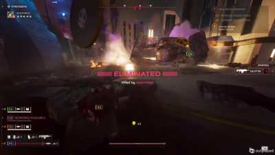 I ran him over and I thought his retaliation was hilarious