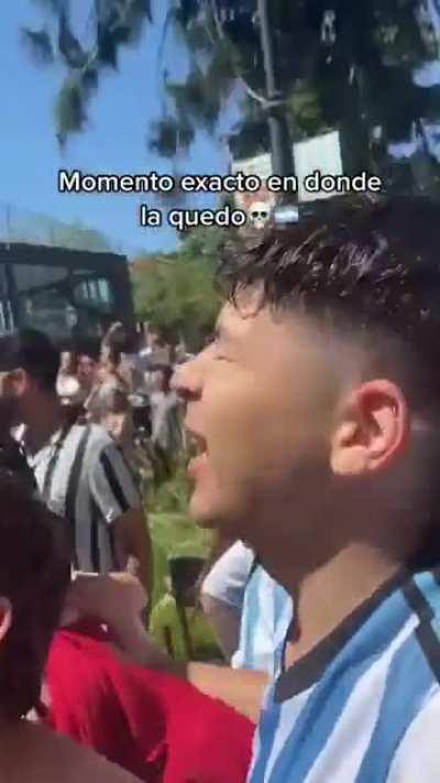 Uno que casi se va a festejar con el Diego