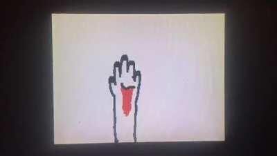 This “horror video” I made in 2013 in Nintendo DS, there is so much cringe in that DS...