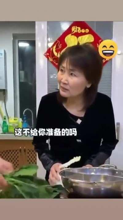 Son buys Dad a beer, Dad shares the beer with Mom