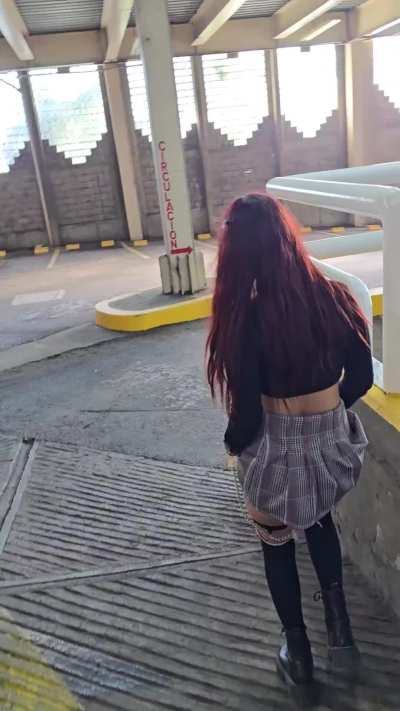 Playing sneaky, but also running, just in case