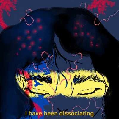 “A journey out of bed” an animation i made about dissociating and depersonalization check more on my instagram @lioness_paw_art