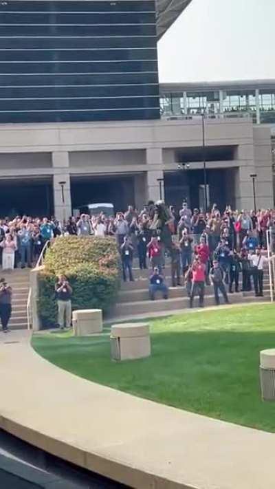 Jetpacks are now available to the general public. This is a company called Gravity Industries showcasing one of their models.