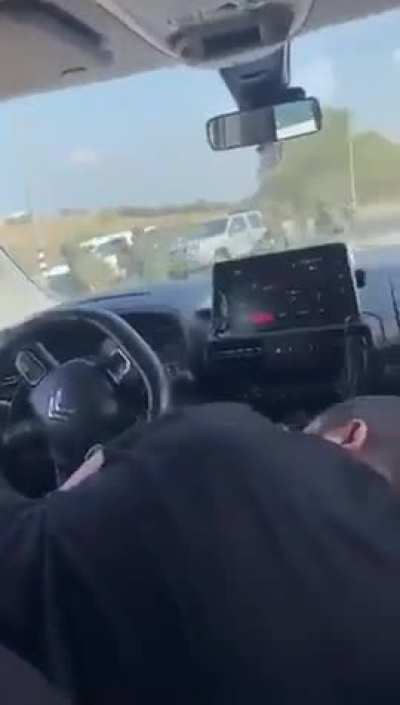 Gun battle between Hamas and Israeli forces on a highway near Ashdod