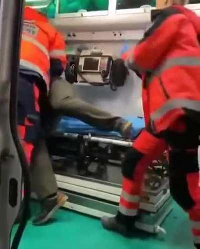 Polish Paramedics vs. Aggressive Patient