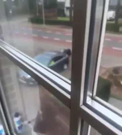 Guy films the delivery of his new Audi