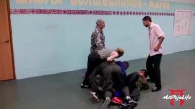 How to fight multiple opponents in slow motion