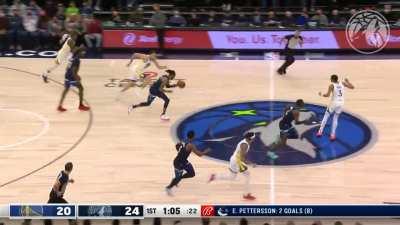 [Highlight] DLo intercepts Warrior's bad pass which leads to threading a no-look to Jaylen Nowell for the quick lay-up.