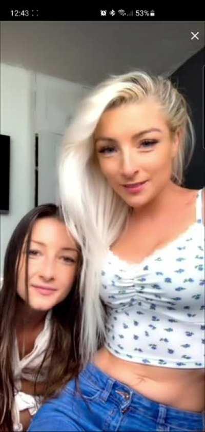 Her friend kinda at end