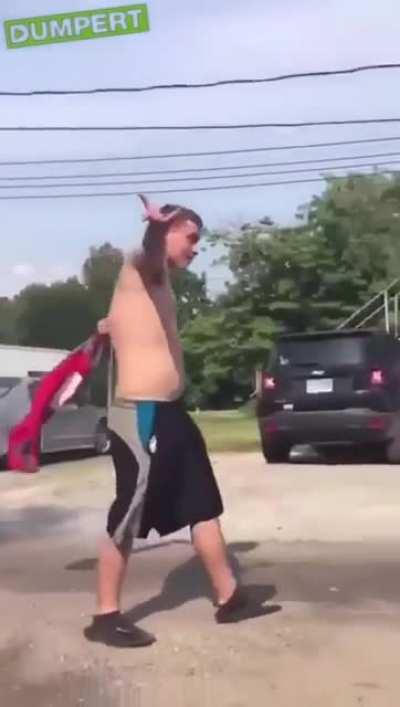 This was almost cartoonish