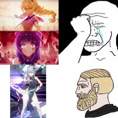 Duality of Honkai fans