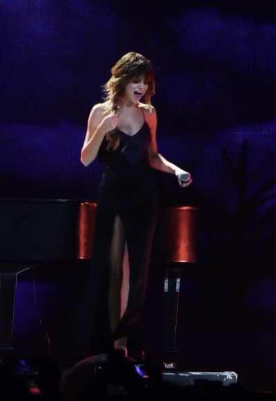 Selena Gomez lovely dress on stage