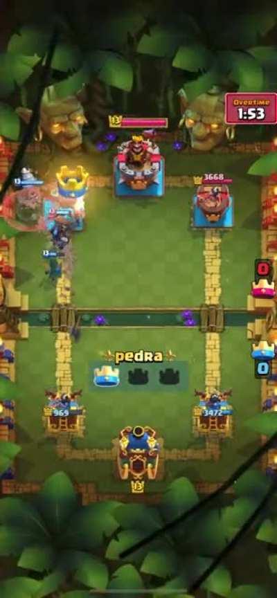 Goblin Drill gave Dark Prince a speed boost! Talk about a OP card