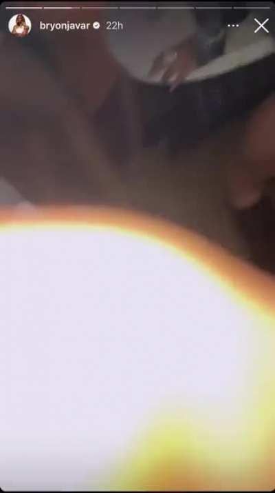 From her friends IG stories