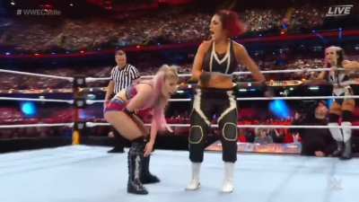 Poor little Alexa.... the weak link on her team!