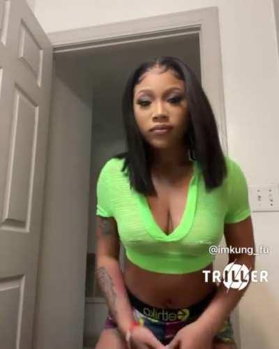 Conveniently showing ass n tiddes 🍑 only a matter of time