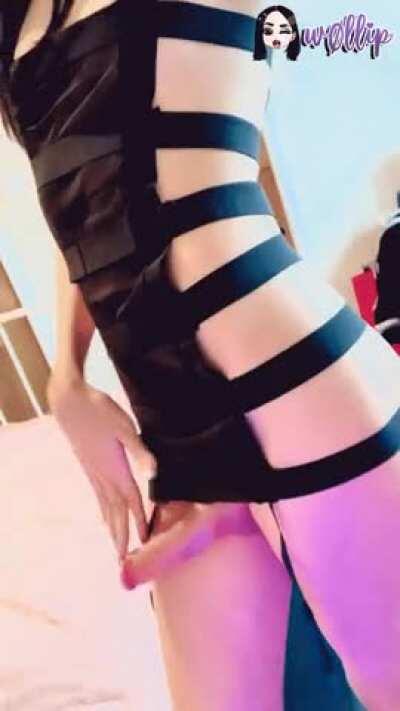 something tells me this “dress” shouldn’t be worn in public lol