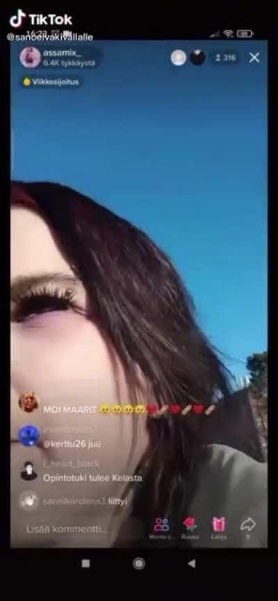 Mitä vittua, ei näin puhuta lapsille (kellekään) wtf (Video @sanoeiväkivallalle tiktokista)