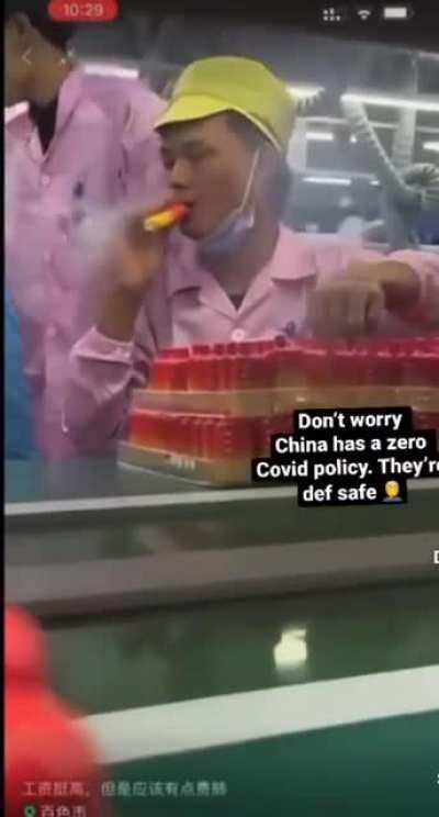 Chins quality control at work