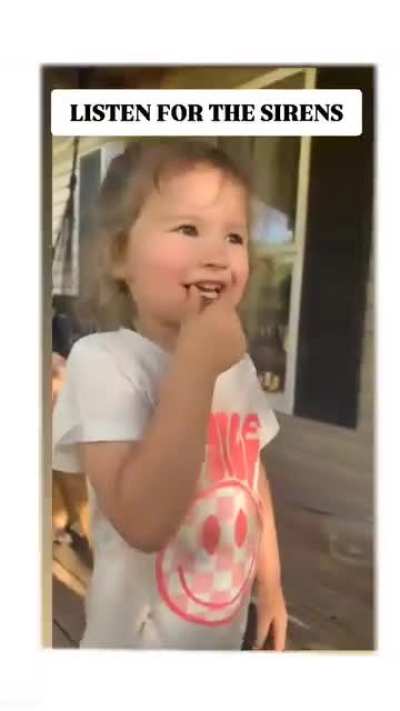 Everyone's tough until you hear the sirens...