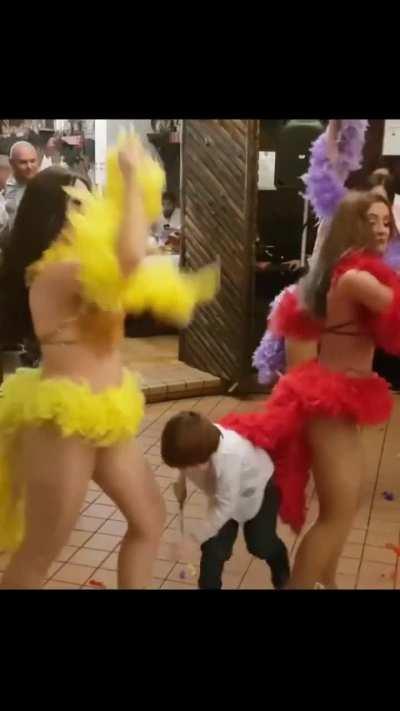 Not quite a UFC knockout...